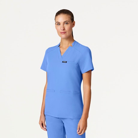 Light Blue Ceil NHS Medical Compliant Scrub Tunic TOP ONLY from £8.27