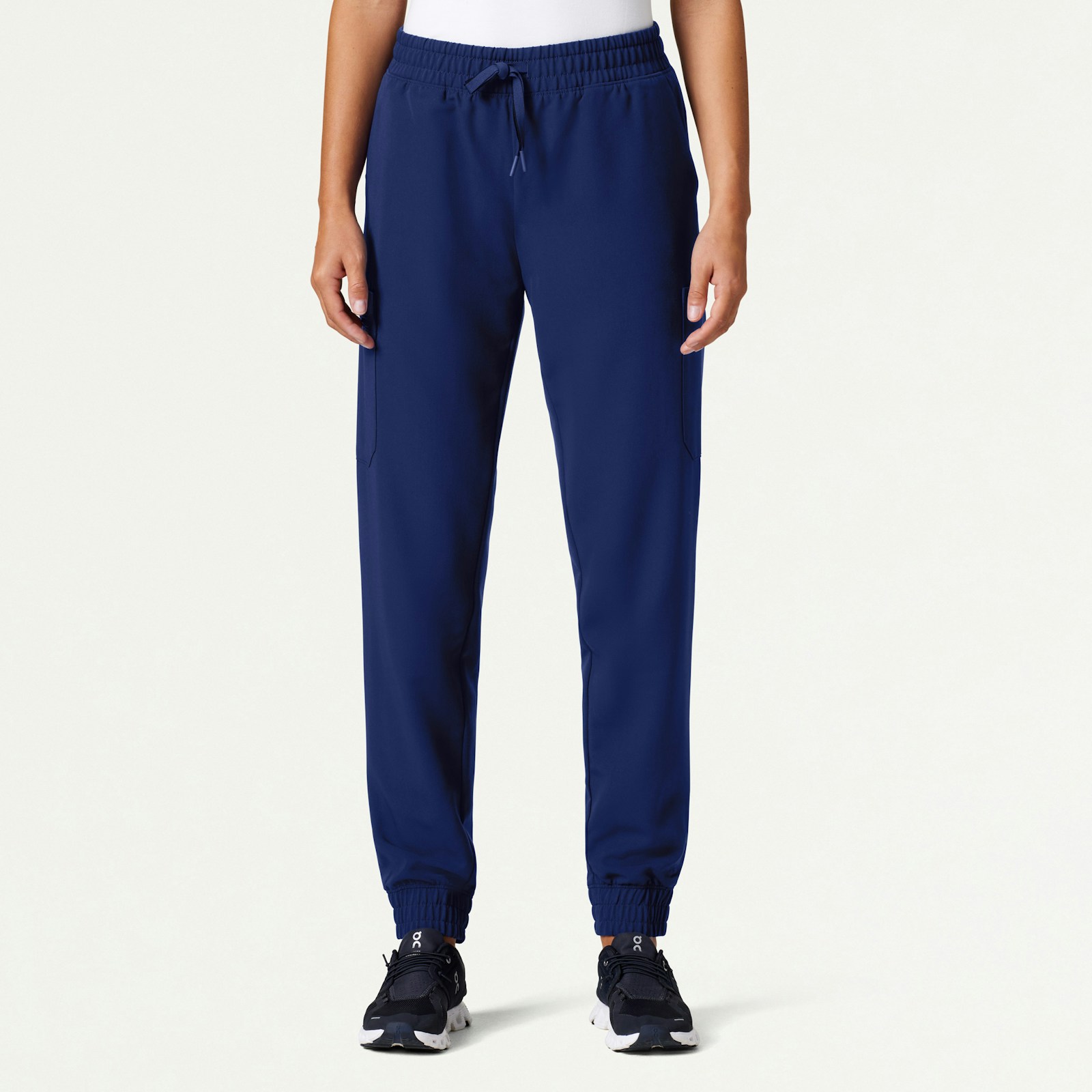 Neo Classic Scrub Jogger in Navy Blue - Women's Pants by Jaanuu