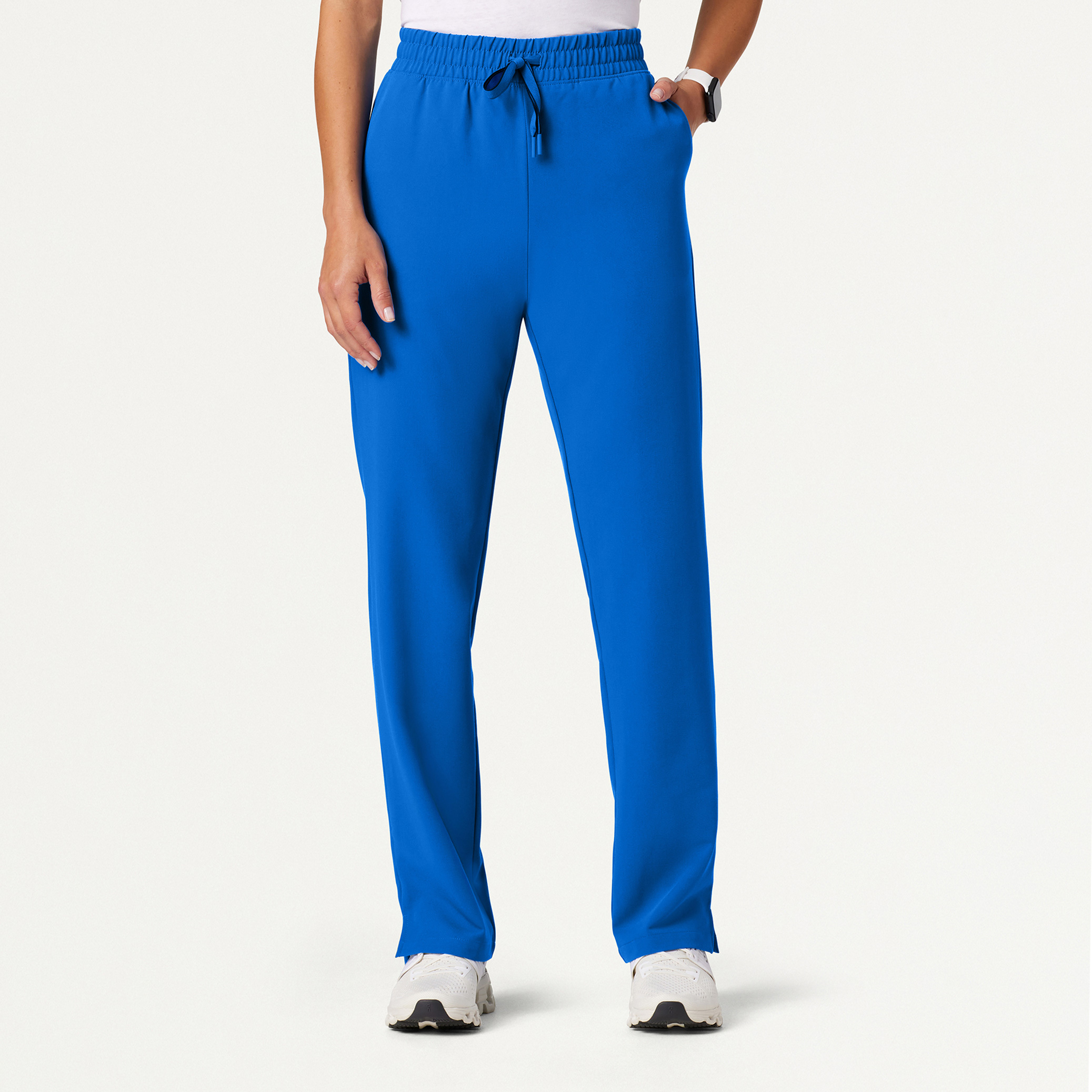 Kerr 365 High Waisted Scrub Pant in Royal Blue Women's Pants by Jaanuu