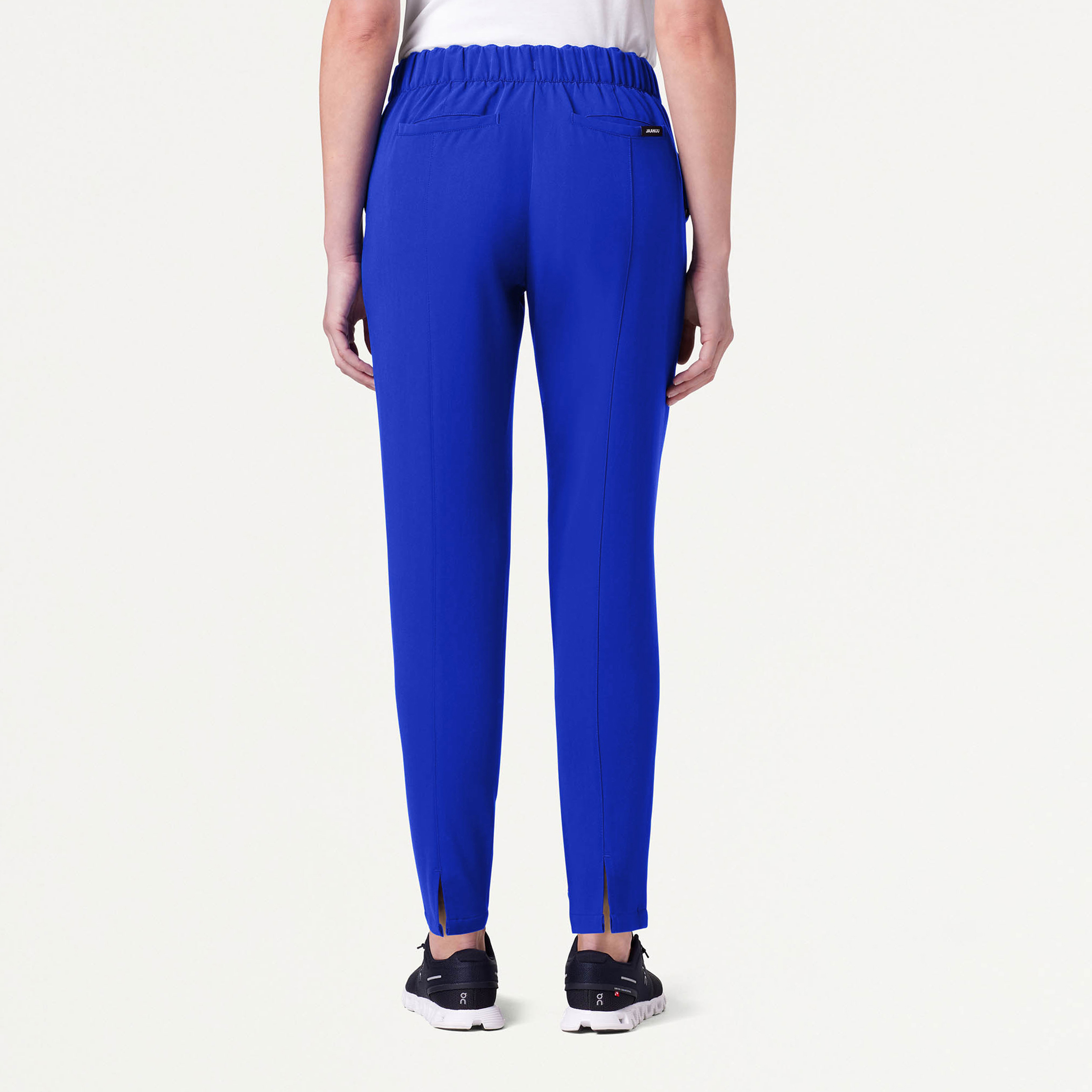 Lio Classic Tapered Scrub Pant in Electric Blue Women's Pants by Jaanuu