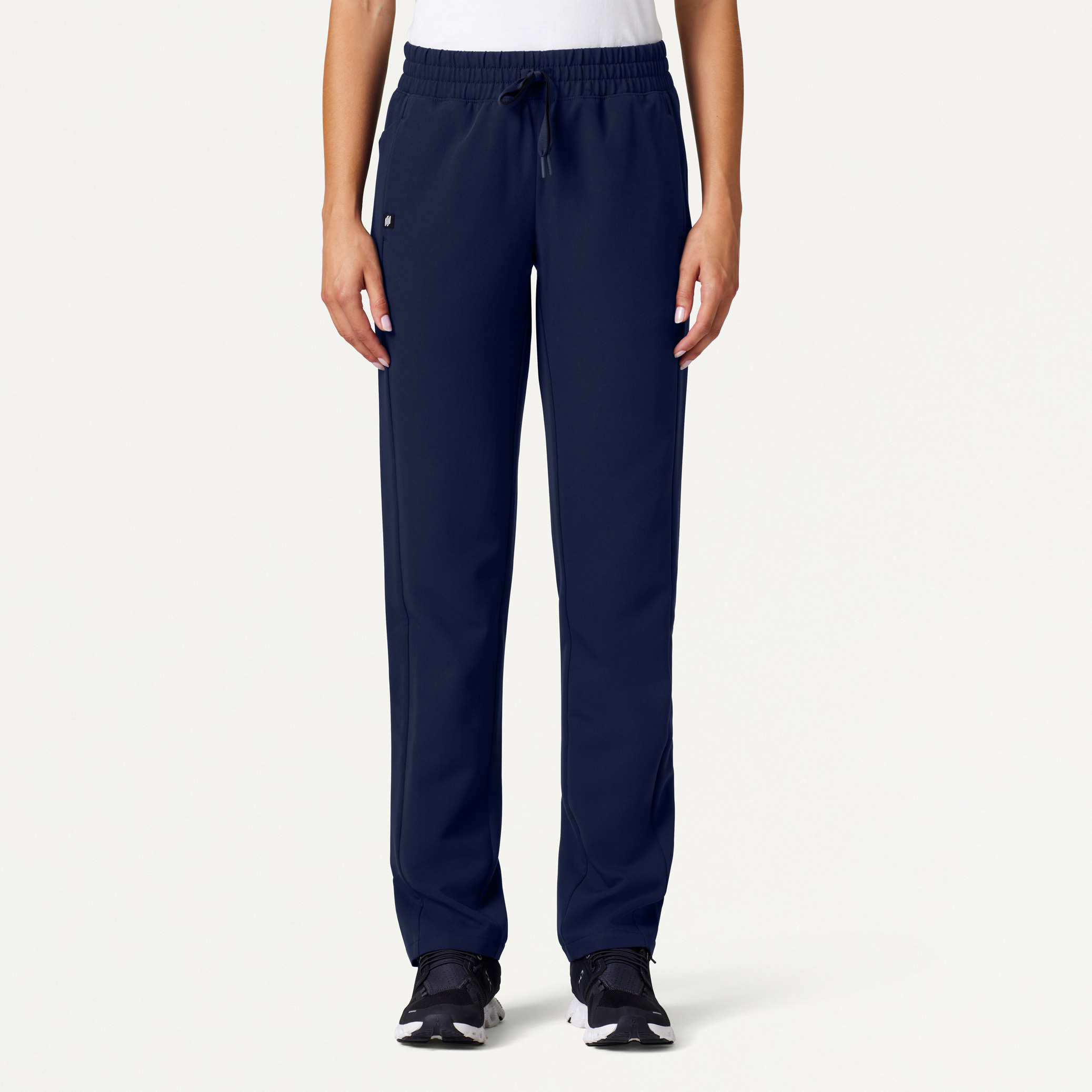 Effie Slim Scrub Pant in Midnight Navy - Women's Pants by Jaanuu