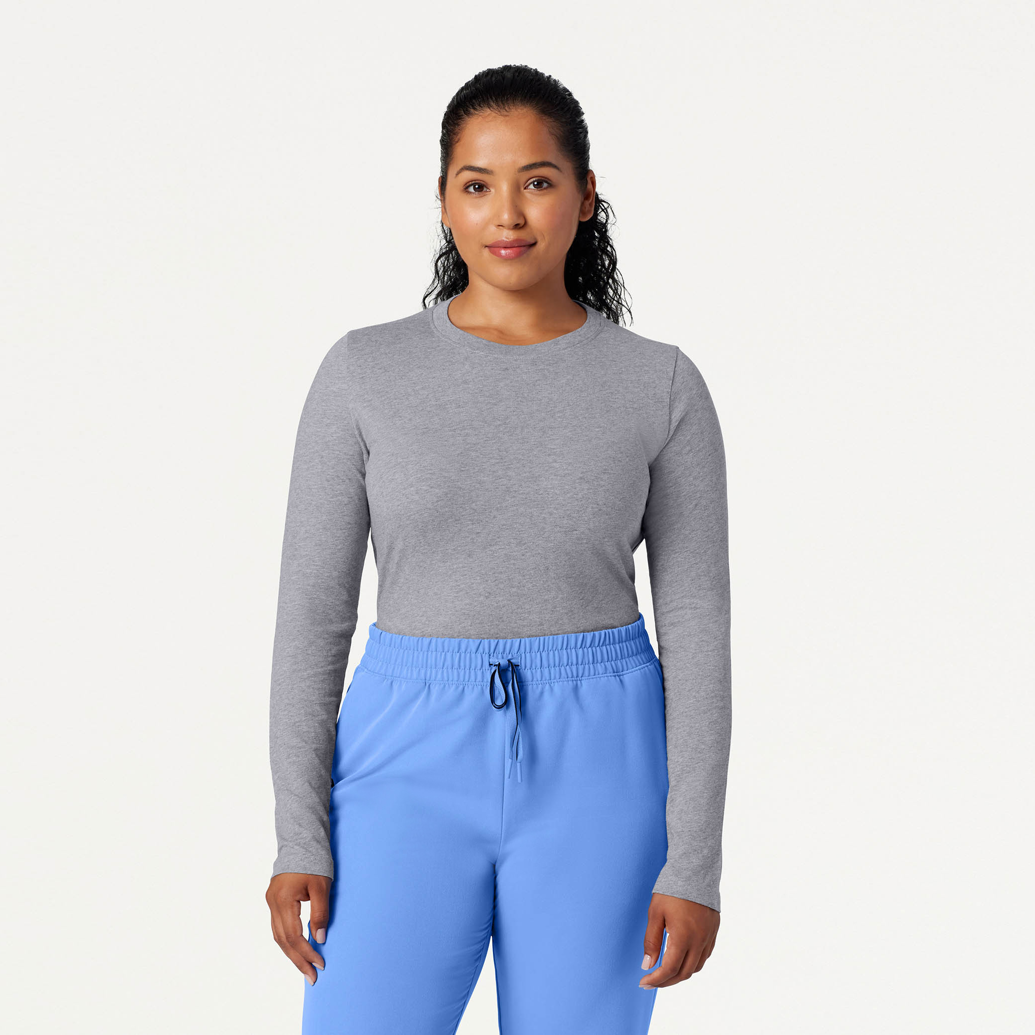 Regenˣ Cotton Underscrub in Heather Gray Underscrubs by Jaanuu