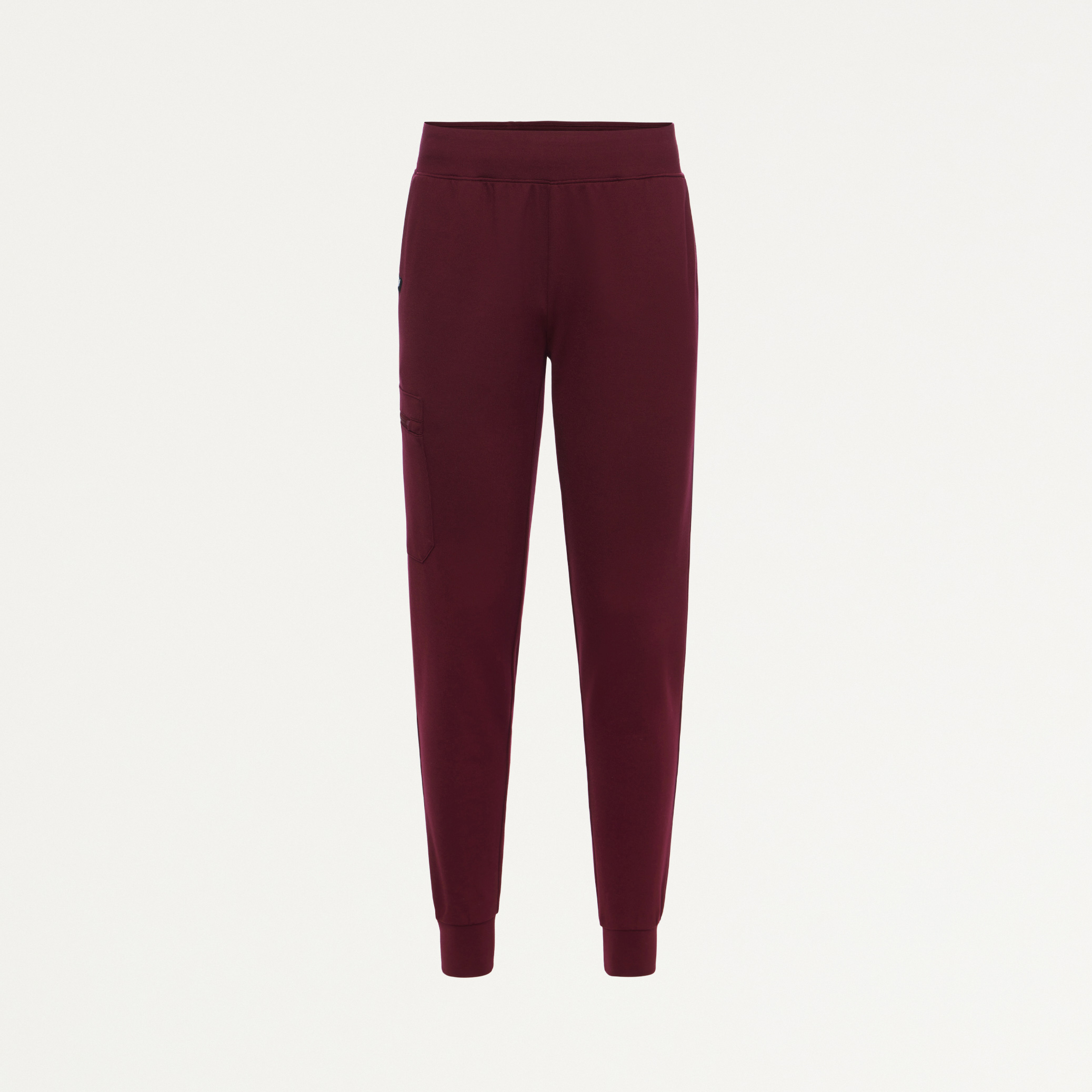 Hassu's women maroon cotton solid slim fit ankle length pants - Hassus -  4296809