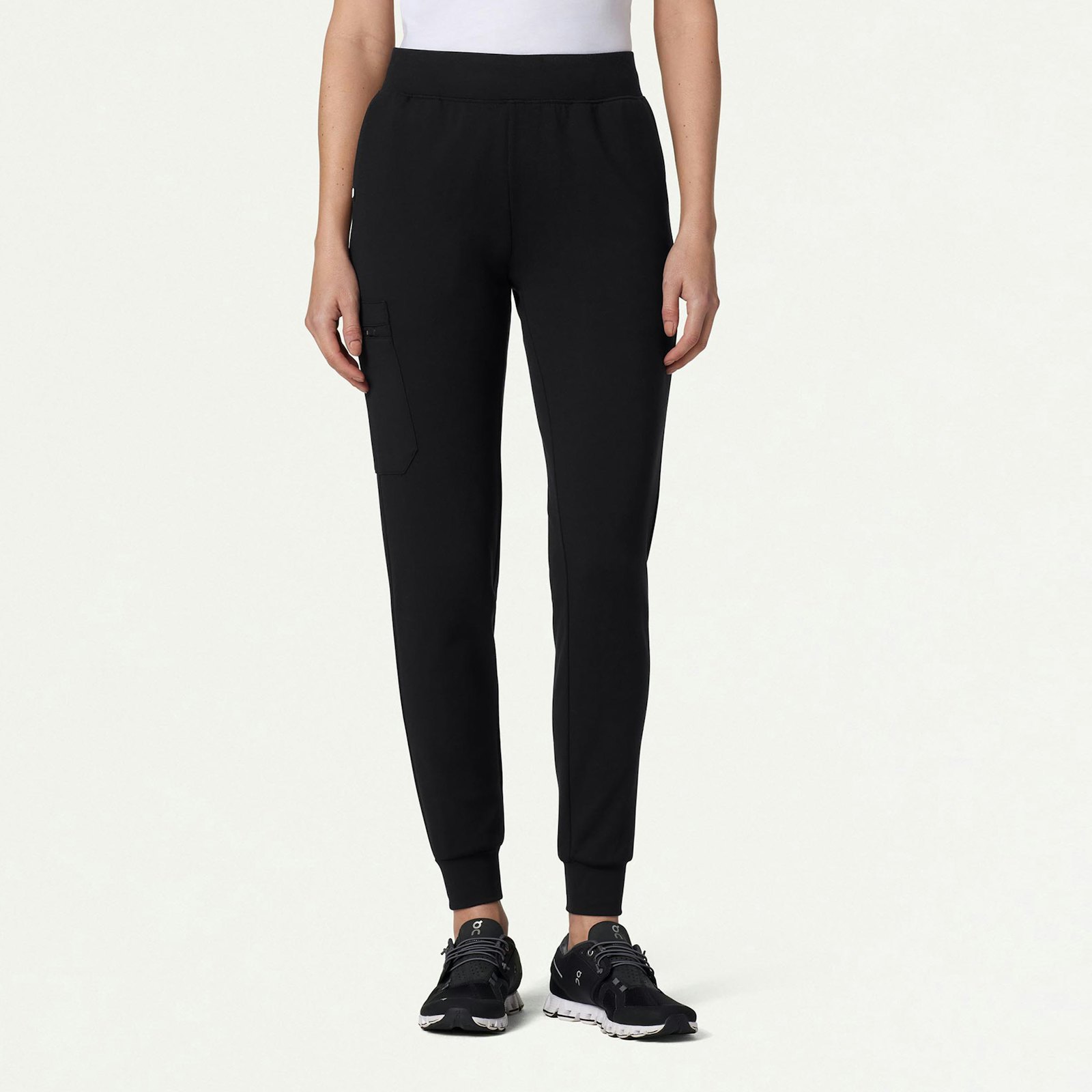 Charmour - Long cuffed jogger PJ pants - Romantic match. Colour: black.  Size: s