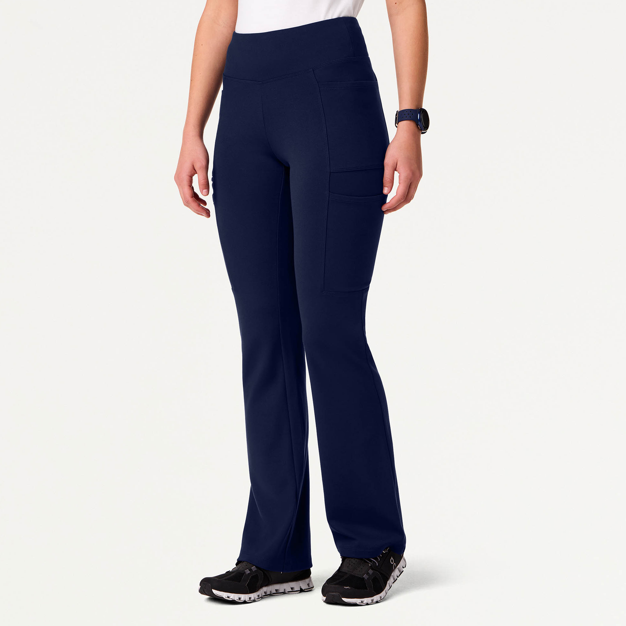 Jaanuu Women s Perri Ultrasoft Yoga Scrub Pant in Midnight Navy Size 2x