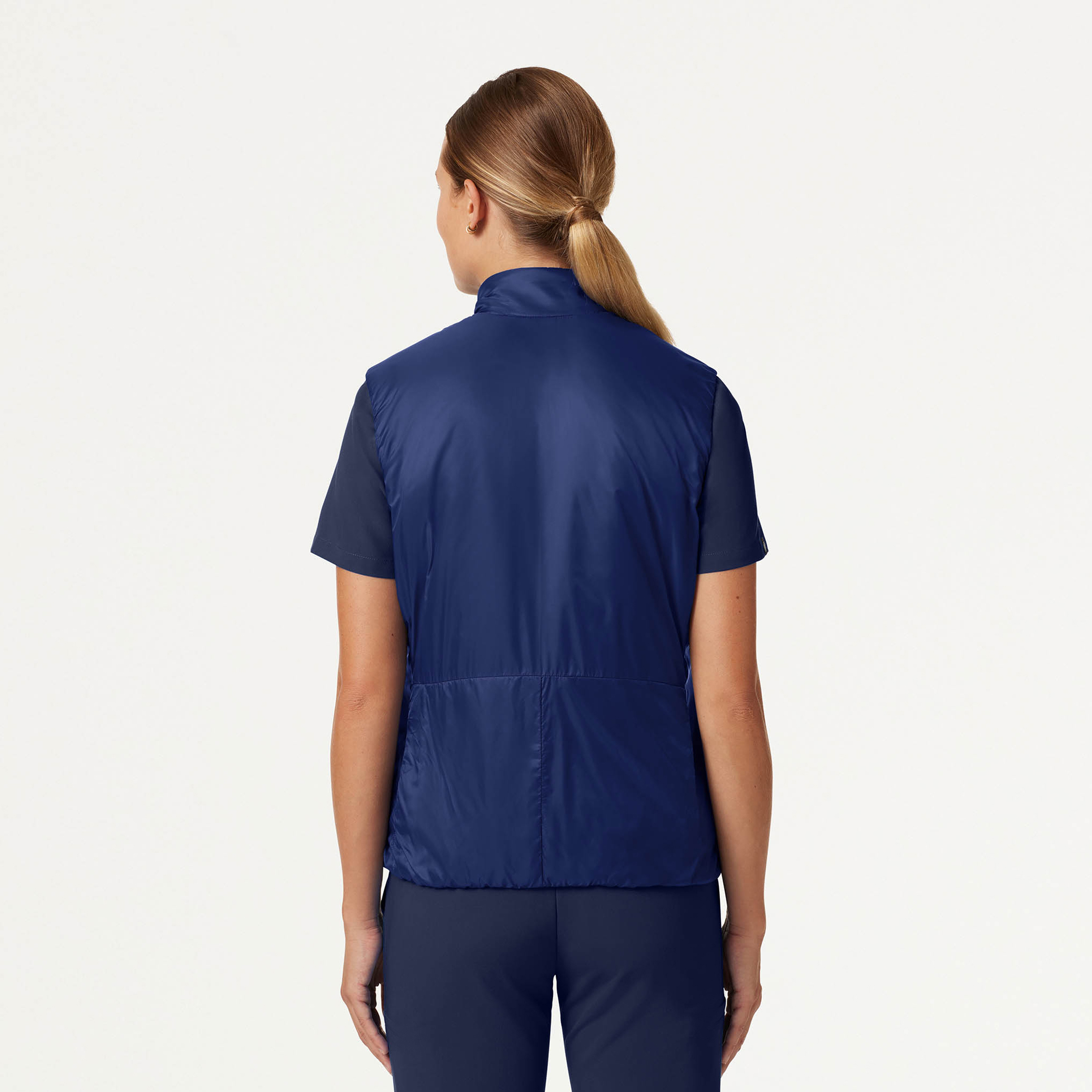 The Alex Vest Scrub Set Midnight Navy Jaanuu