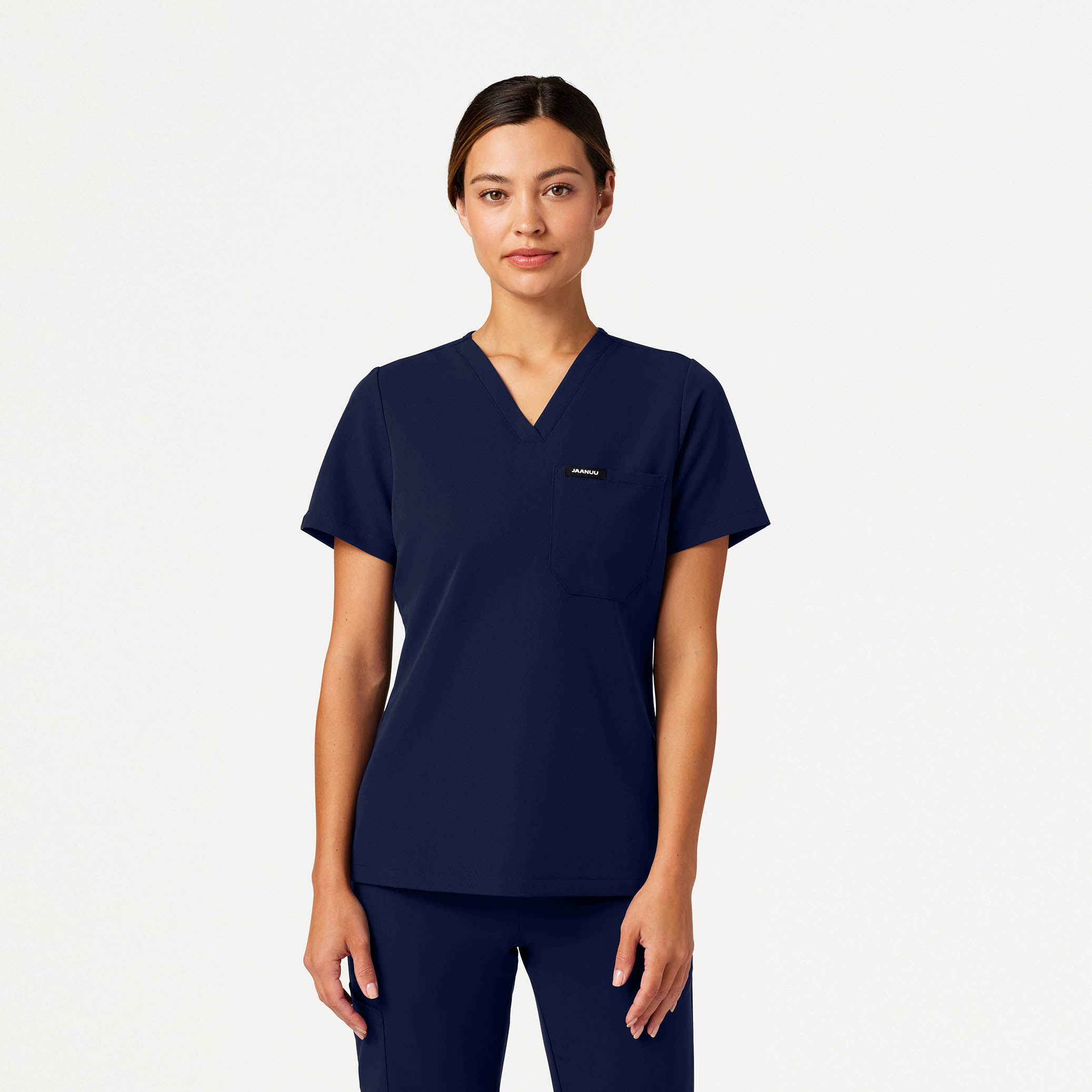 The Alex Vest Scrub Set Midnight Navy Jaanuu