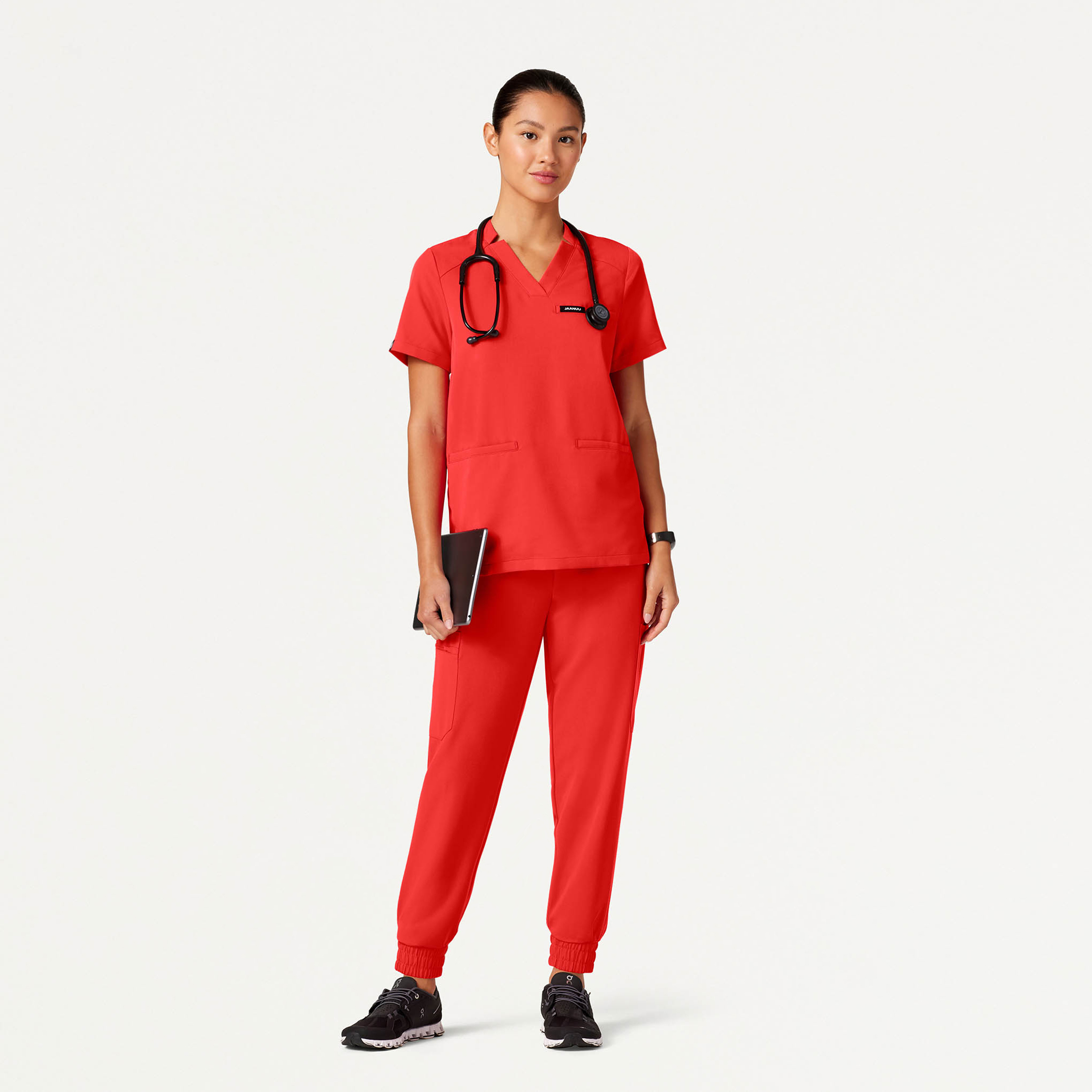 The Lavo Essential Scrub Set Solar Red Jaanuu